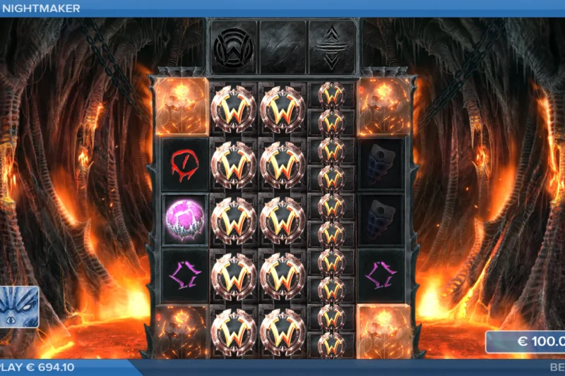 Enter the Shadows with Nightmaker Slot Game