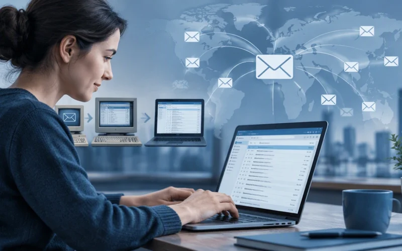 email before social media