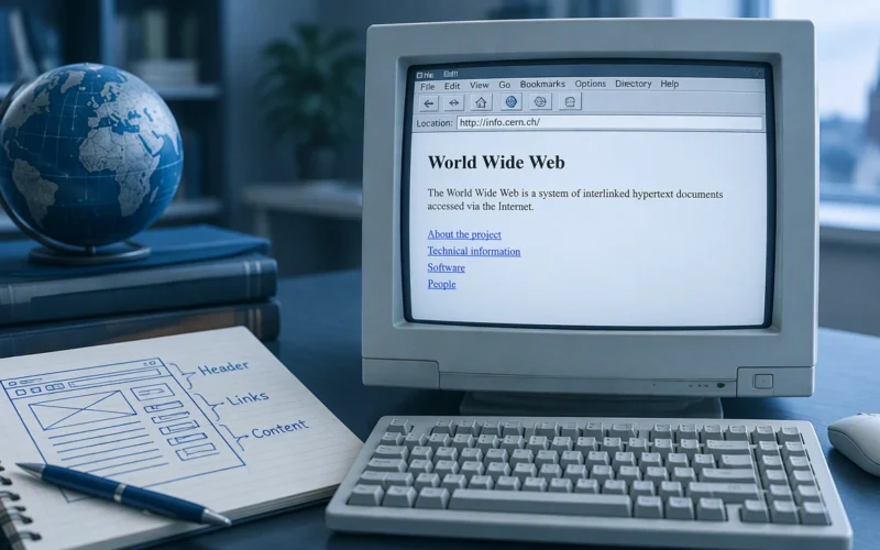 first web page explained