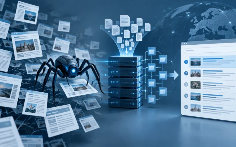 how search engines organized the web